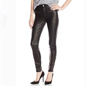 7 FOR ALL MANKIND HIGHWAIST MOTO zipankle SKINNY